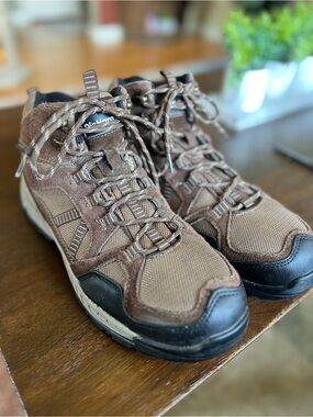 Diehard Brown Men's Steel-Toe Boots, Size 10